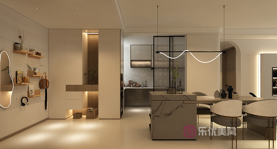 碧桂園鳳凰天域138㎡極簡風格裝修效果圖