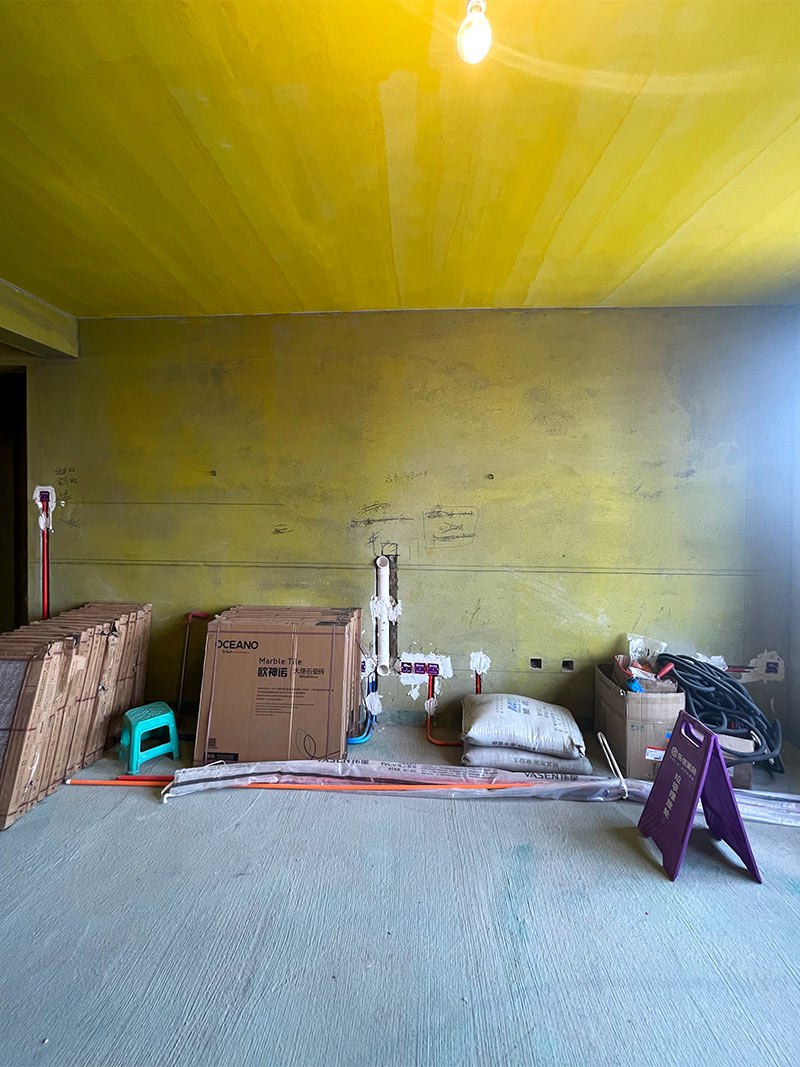 松石御景江山125㎡施工進行中