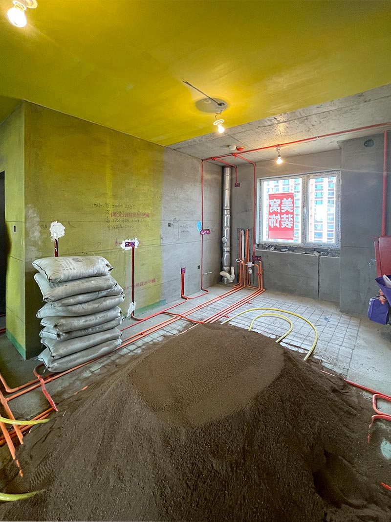 松石御景江山125㎡施工進行中