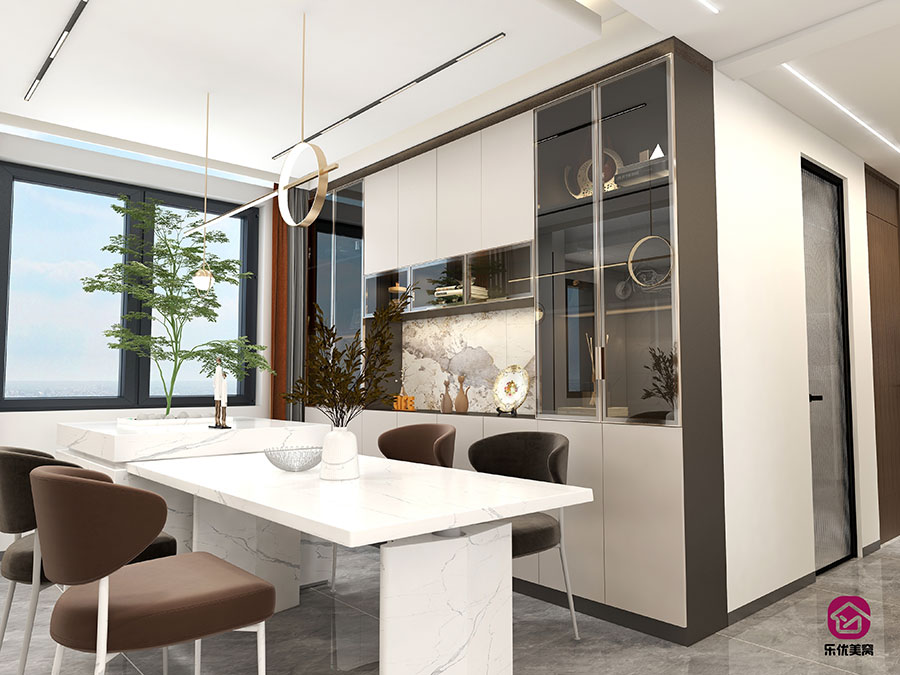 遠(yuǎn)洲大都匯170㎡現(xiàn)代簡(jiǎn)約風(fēng)格裝修效果圖