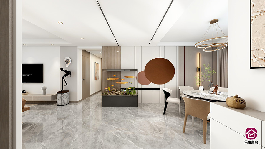 錦尚國際·錦天下153㎡現(xiàn)代簡約風(fēng)格裝修效果圖