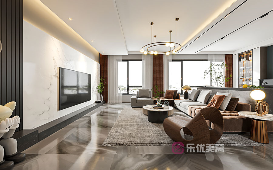 中海河山郡171㎡現(xiàn)代簡(jiǎn)約風(fēng)格裝修效果圖