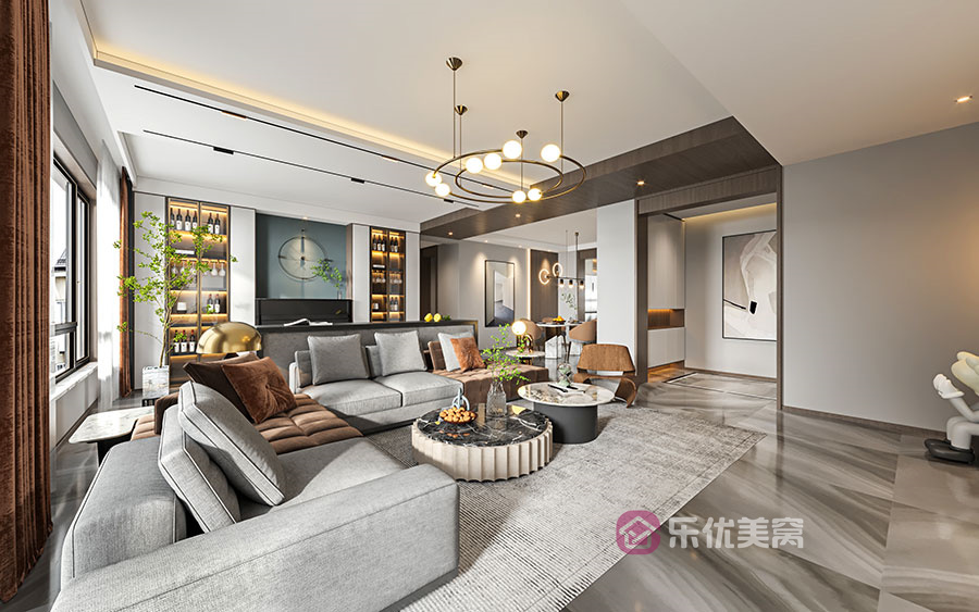 中海河山郡171㎡現(xiàn)代簡(jiǎn)約風(fēng)格裝修效果圖