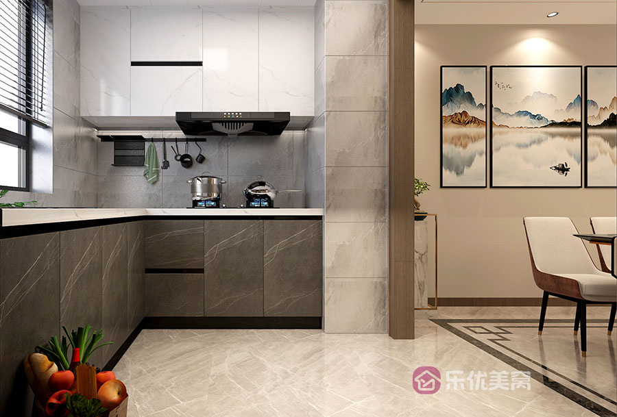 遠(yuǎn)洲大都匯140㎡中式風(fēng)格裝修效果圖