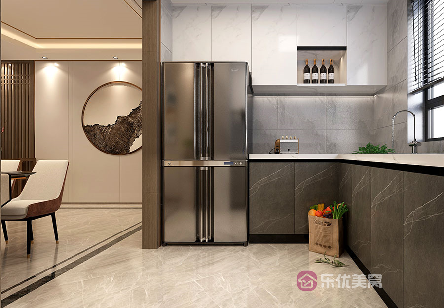 遠(yuǎn)洲大都匯140㎡中式風(fēng)格裝修效果圖