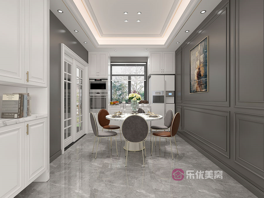 錦尚國際·錦天下174㎡美式輕奢風(fēng)格裝修效果圖