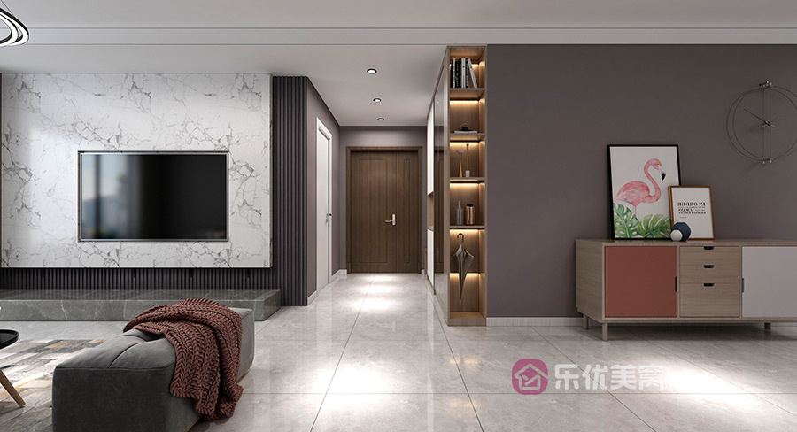 方興鳳凰臺117㎡現(xiàn)代簡約風格裝修效果圖