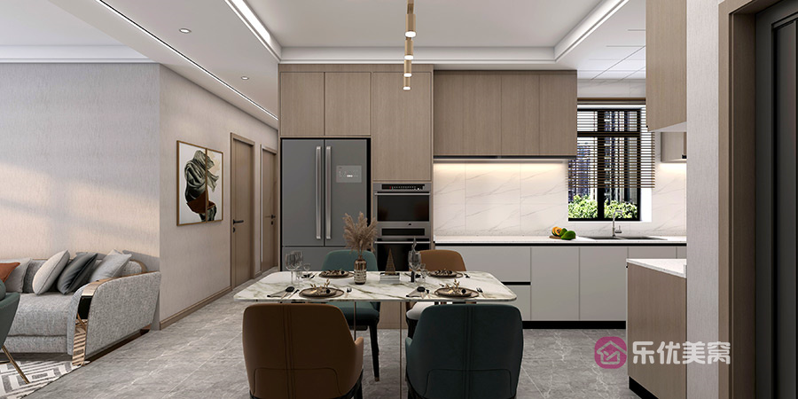 中冶德賢公館85㎡現(xiàn)代輕奢風(fēng)格裝修效果圖