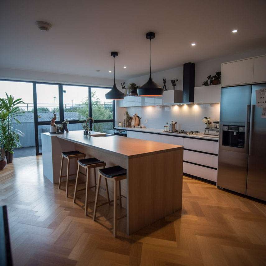 餐桌島臺(tái)一體化設(shè)計(jì)，別提有多香了