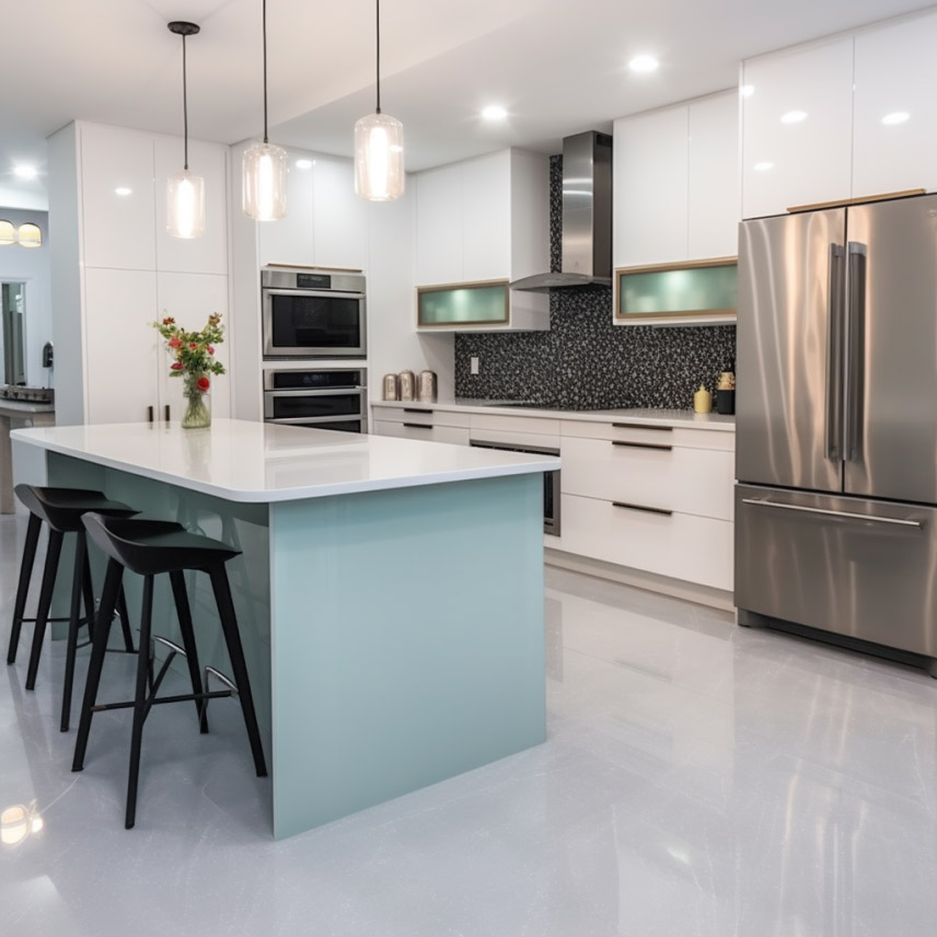 餐桌島臺(tái)一體化設(shè)計(jì)，別提有多香了