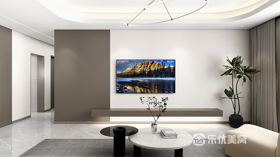 遠(yuǎn)洲大都匯142㎡現(xiàn)代簡約風(fēng)格裝修效果圖