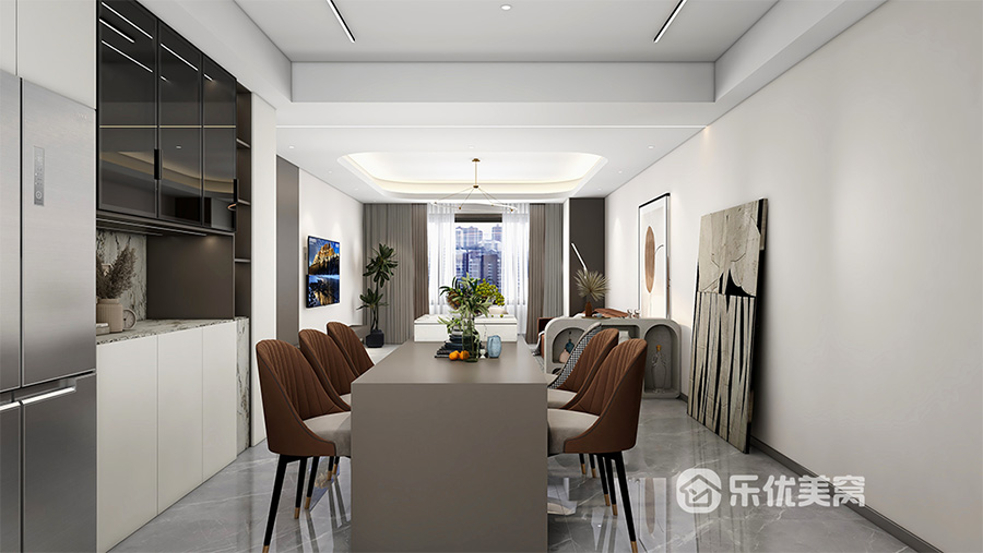 遠(yuǎn)洲大都匯142㎡現(xiàn)代簡約風(fēng)格裝修效果圖