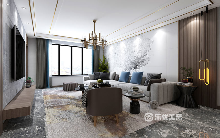 松石御景江山147㎡現(xiàn)代輕奢風(fēng)格裝修效果圖