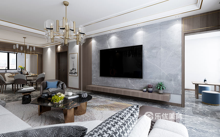 松石御景江山147㎡現(xiàn)代輕奢風(fēng)格裝修效果圖