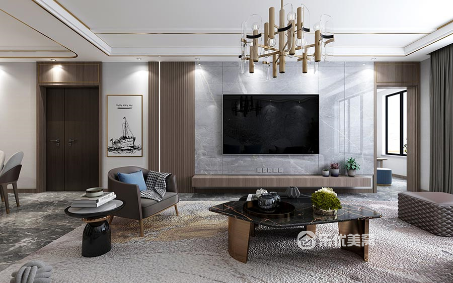 松石御景江山147㎡現(xiàn)代輕奢風(fēng)格裝修效果圖