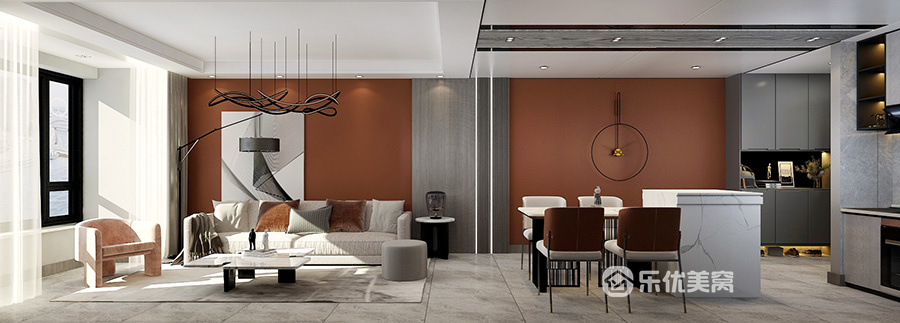 中冶德賢公館93㎡現(xiàn)代簡(jiǎn)約風(fēng)格裝修效果圖