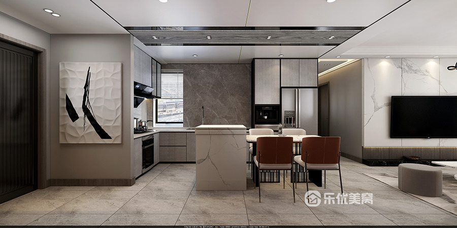 中冶德賢公館93㎡現(xiàn)代簡(jiǎn)約風(fēng)格裝修效果圖