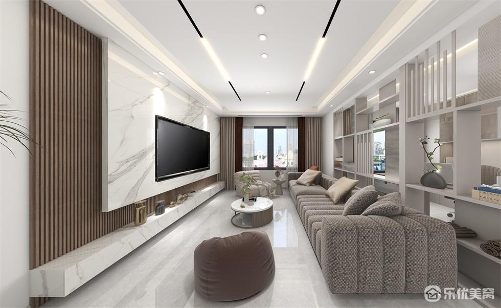 遠(yuǎn)洲大都匯整裝案例，118平全屋現(xiàn)代風(fēng)！