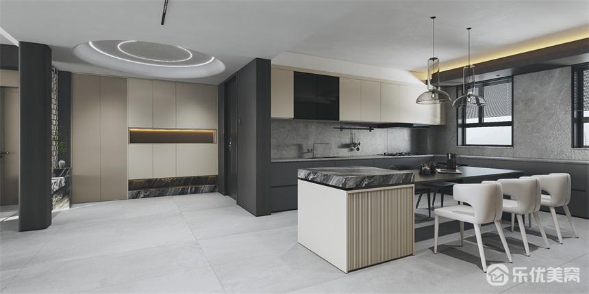 包頭禧瑞都整裝案例，全屋124平，現(xiàn)代風(fēng)打造酒店式居家！