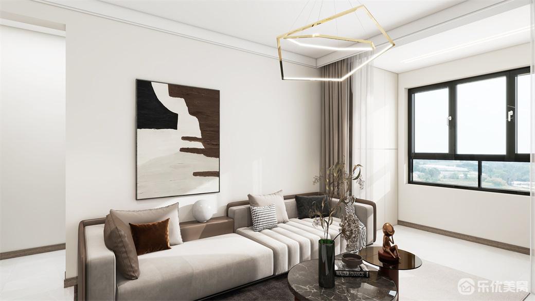 92平現(xiàn)代整裝全屋整潔，門洞太有個(gè)性了！