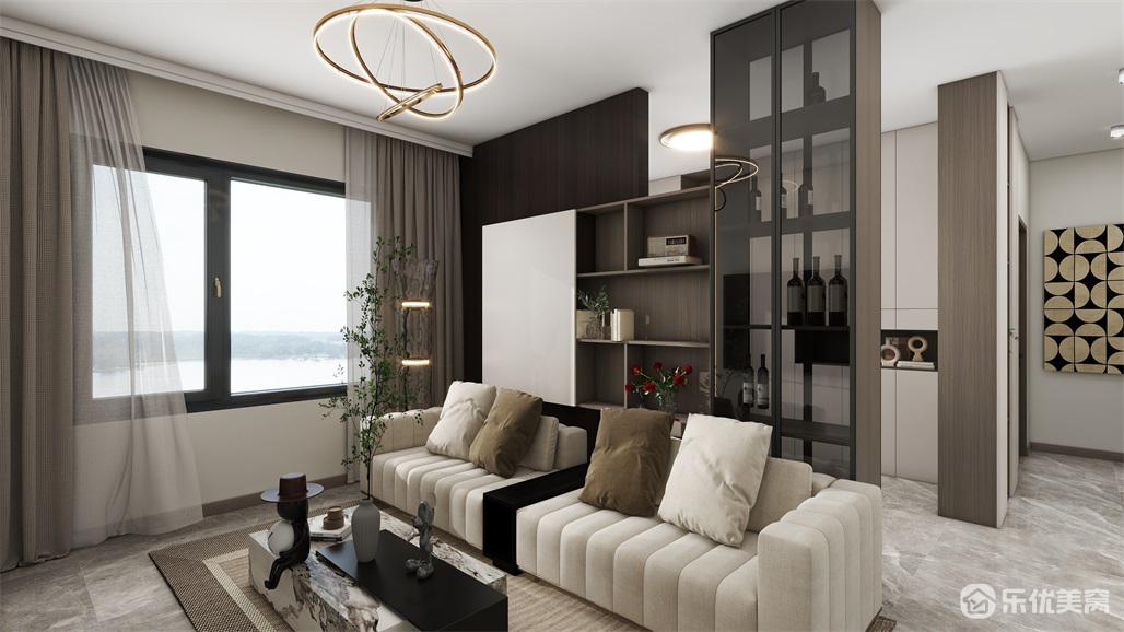 空間敞亮，95平全屋整裝，現(xiàn)代風(fēng)格經(jīng)典家裝！