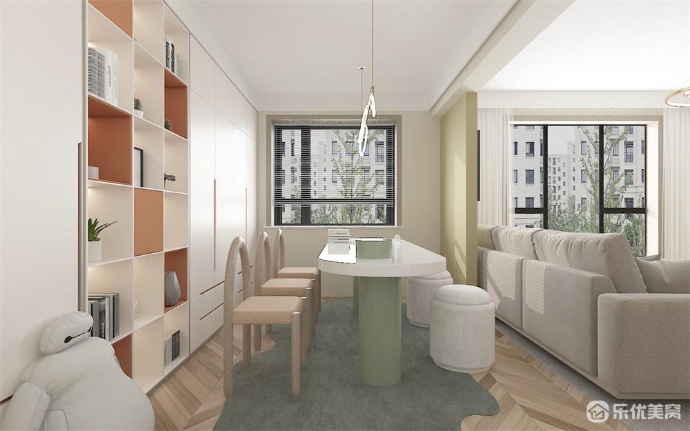 106平現(xiàn)代奶油風(fēng)，治愈空間溫馨居家！