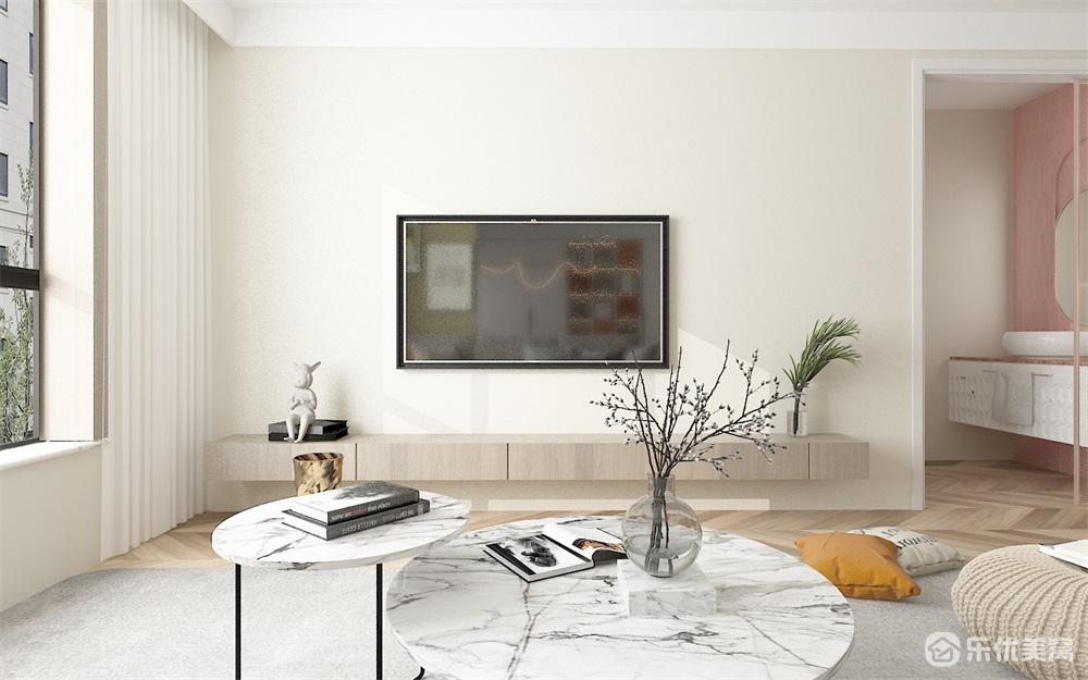 106平現(xiàn)代奶油風(fēng)，治愈空間溫馨居家！