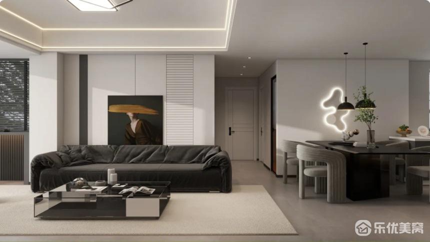 黃河龍城全屋整裝，130平現(xiàn)代風(fēng)打造，布局寬敞！