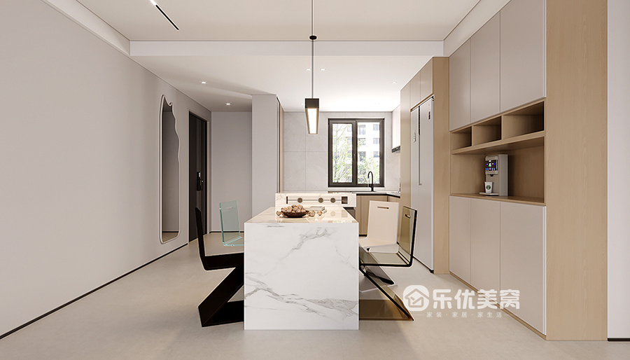 遠洲大都匯140平現(xiàn)代簡約風格裝修效果圖