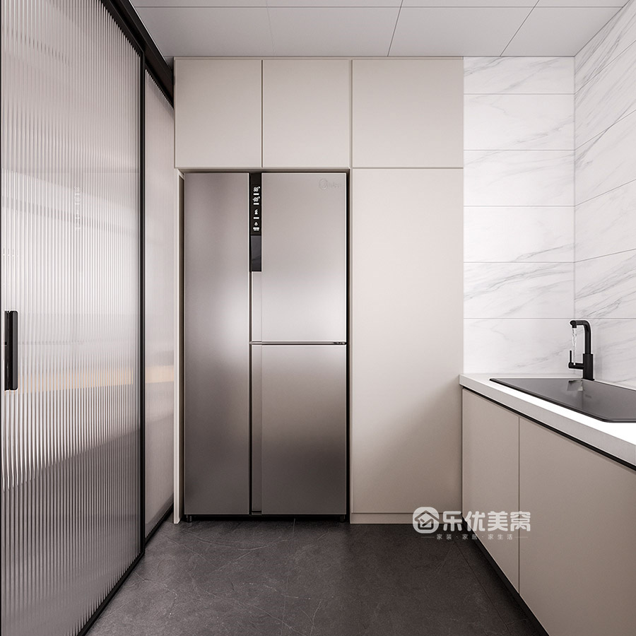 中冶德賢公館91平現(xiàn)代簡(jiǎn)約風(fēng)格裝修效果圖