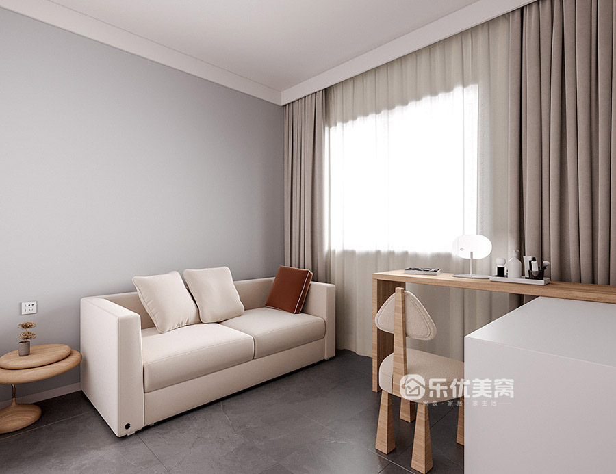 中冶德賢公館91平現(xiàn)代簡(jiǎn)約風(fēng)格裝修效果圖