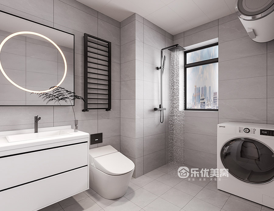 中冶德賢公館91平現(xiàn)代簡(jiǎn)約風(fēng)格裝修效果圖