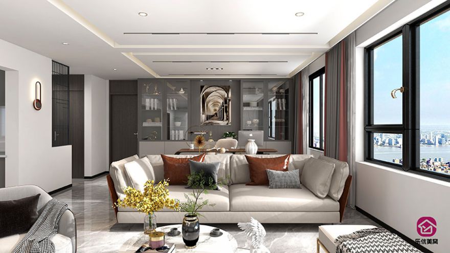 碧桂園鳳凰天域150㎡現(xiàn)代輕奢風(fēng)格裝修效果圖