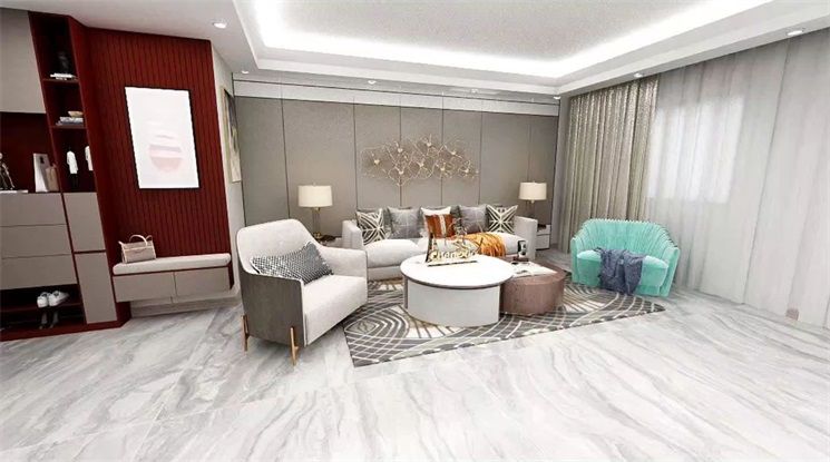 包頭中海望京府樣板間，現代風打造居家格調！