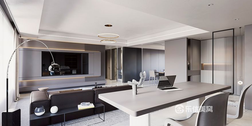 中海河山郡170平通透寬敞現代風，大平層既視感！