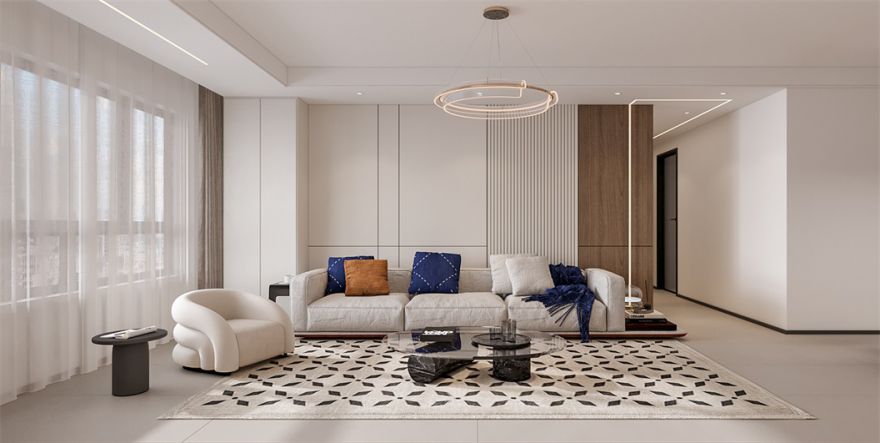 包頭富力城4期，現(xiàn)代風全屋整裝案例！